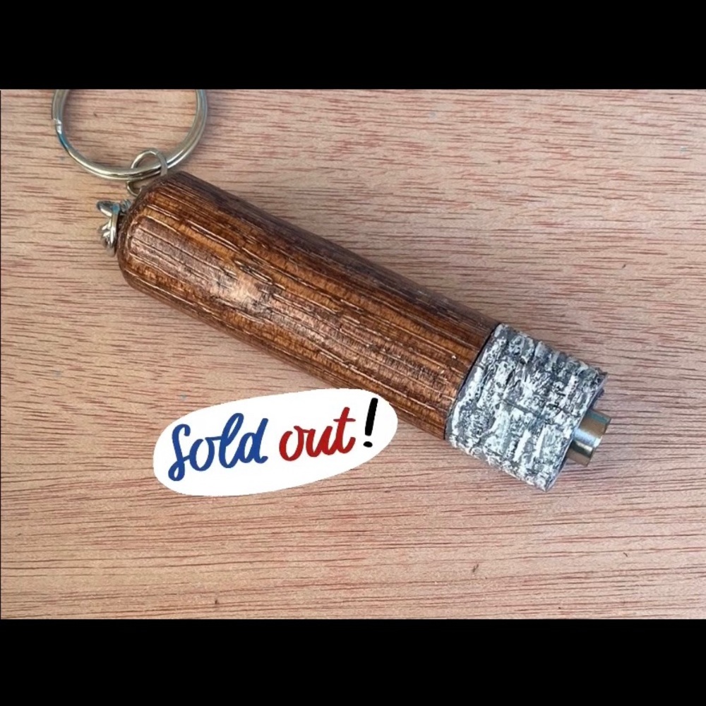Wooden Keychain Cigar Punch